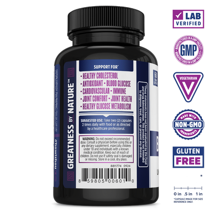 Zhou Nutrition Black Seed Oil capsules in a sleek bottle feature cold pressed oil and immune support on the label.